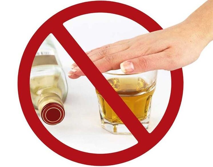 Prohibition of alcohol before a visit to the dentist