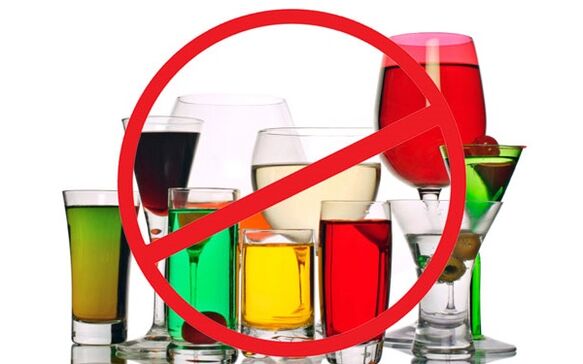 prohibited alcoholic beverages while taking antibiotics